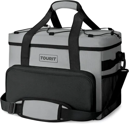 Miniatura 12 de TOURIT Bolsa de enfriador suave pequeña aislada, bolsa de enfriador de almuerzo de 24/35/46 latas, caja de hielo, enfriadores portátiles y a prueba