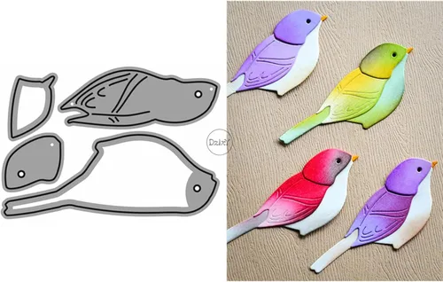 Miniatura 10 de DzIxY Lindas matrices de corte de metal de mariposa de insectos para hacer tarjetas, juegos de troqueles de papel para grabar, álbum, plantillas