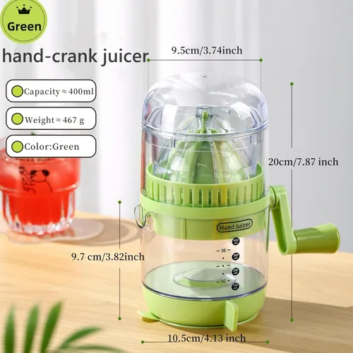 Miniatura 3 de Exprimidor manual de frutas para sandía, limón, uva, granada con cortador de sandía, cortador de frutas de acero inoxidable 2 en 1, extractor