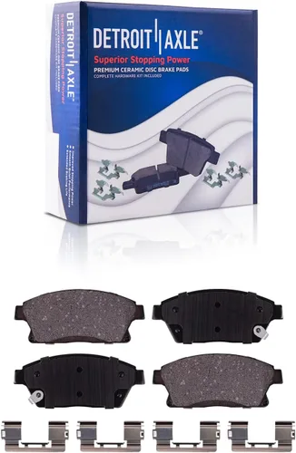 Miniatura 71 de Detroit Axle - Pastillas de Freno para Nissan Altima Sentra 350Z Juke INFINITI G35, Pastillas de Freno Cerámica Delanteras y Traseras Reemplazo