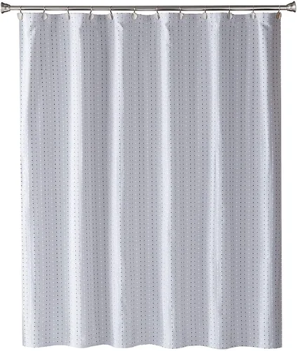 SKL Home by Saturday Knight Ltd. Cortina de ducha de tela Hopscotch, color gris, 72x72 pulgadas Hopscotch (gris)