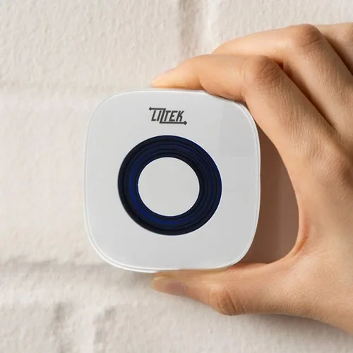 Miniatura 8 de Timbre inalámbrico portátil con 2 botones remotos y 1 receptor que funciona a 1000 pies de alcance con 52 timbres de puerta inalámbricos, no se