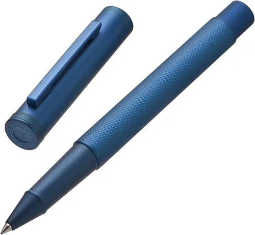 Miniatura 6 de Hongdian Bolígrafo Rollerball Bosque Azul Oscuro con Repuesto de Tinta Negra Schmidt, Diseño Clásico con Estuche de Metal para Firma de Negocios