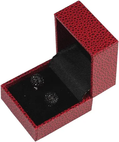 Miniatura 5 de Aretes de tuerca de plata fina 925 con bola de cristal 8 mm 10 mm