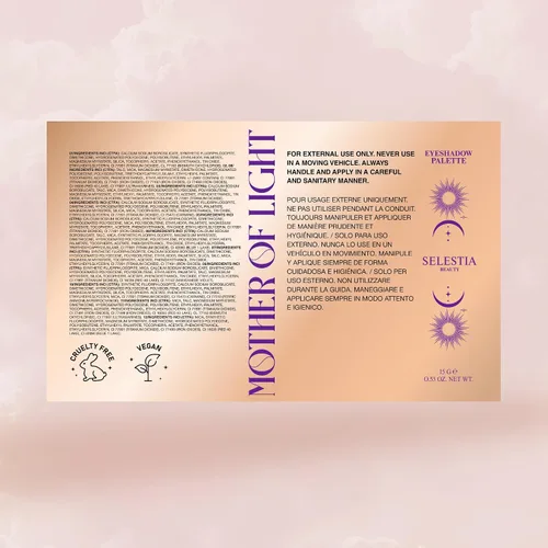Miniatura 32 de SELESTIA BEAUTY Paleta de sombra de ojos de maquillaje Mother of Lights - 12 tonos mezclables con acabados mate y brillante - Paleta de sombras