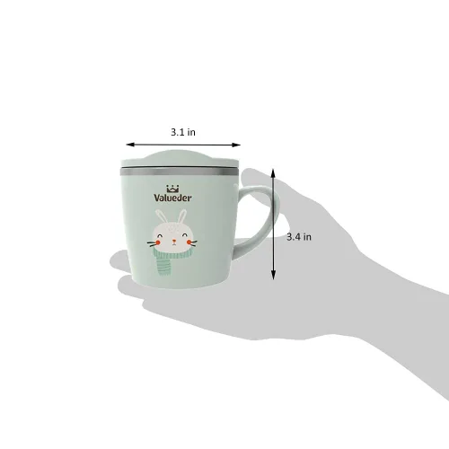 Miniatura 6 de Tazas Vasos para Bebés y Niños Pequeños Taza con Boquilla de Aprendizaje Entrenadora para Leche Café Chocolate Caliente Taza Entrenadora con Pajita
