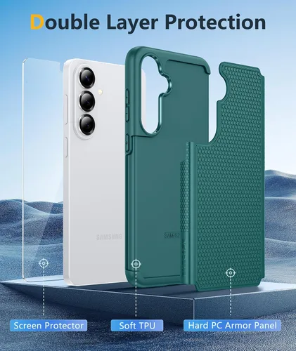 Miniatura 270 de FNTCASE Funda para iPhone 17 Pro: Fundas delgadas translúcidas de color azul claro compatibles con MagSafe, protección completa de la cámara
