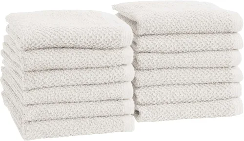 Miniatura 22 de Great Bay Home Toalla de baño blanca – Toalla de baño de gran tamaño 100% algodón de 68 x 35 pulgadas – Absorbente, de secado rápido, toalla de baño