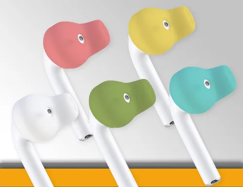 Miniatura 6 de ACOUS Design - Cubiertas para auriculares Purest Antideslizantes para deporte, compatibles con EarPods y AirPods de Apple (Blanco)