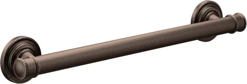 Miniatura 7 de Moen YG6412BL - Barra de agarre tradicional de acero inoxidable de 12 pulgadas para baño Mate negro
