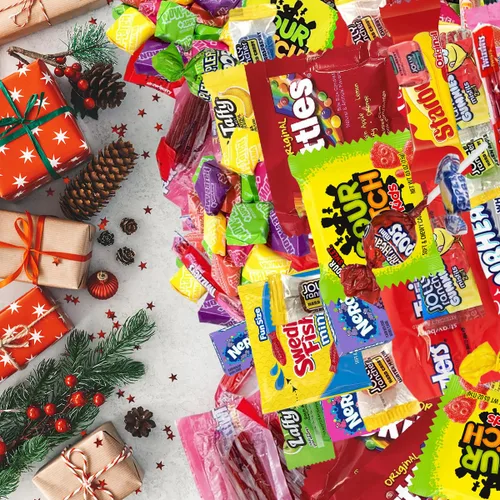 Miniatura 4 de Dulces a Granel Envueltos Individualmente - Parade Kid's Dream, 5 libras de Bolsa de Mezcla Variada para Fiestas Envueltas Individualmente, Dulces