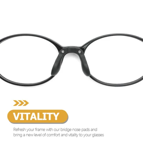 Miniatura 6 de ARTIBETTER Almohadillas ajustables para puente de nariz para lentes, paquete de 3 soportes de nariz antideslizantes en forma de U, reemplazo