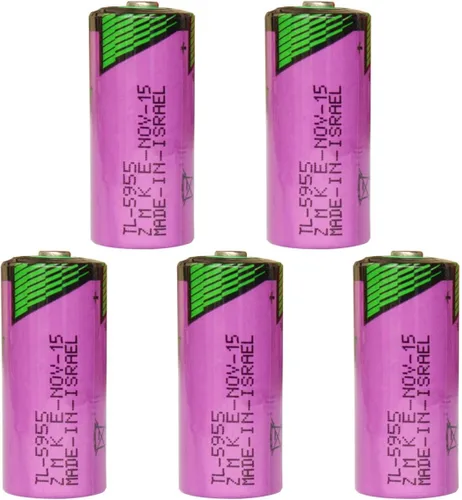 Paquete de 5 baterías de repuesto TL-5955 3.6V 2/3AA para Tadiran TL-2155 TL-4955 TL-5155 TL-5955 SL-361 ER14335