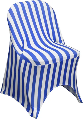 Miniatura 63 de YOUR CHAIR COVERS - Funda para silla plegable de elastano azul claro - Funda de cojín tapizada plegable elástica ajustable extraíble lavable