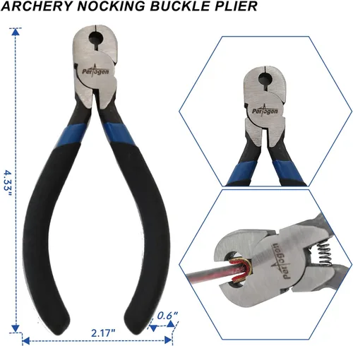 Miniatura 3 de Juego de alicates de cuerda de arco con arco en forma de T, flecha, regla cuadrada, hebillas para arco recurvo