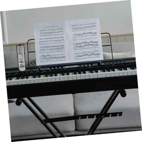 Miniatura 8 de MILISTEN Metrónomo mecánico universal mini metrónomo para guitarra de piano (caoba)