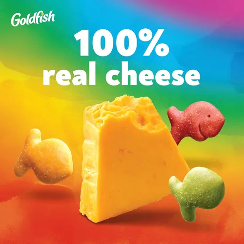 Miniatura 4 de Goldfish Colors - Galletas de queso cheddar, galletas horneadas, bolsa de 6.6 onzas