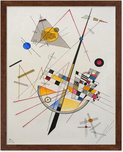 Miniatura 38 de Poster Master Póster vintage Wassily Kadinsky – Impresión retro delicada de tensión – Arte de formas geométricas – Arte abstracto – Arte moderno