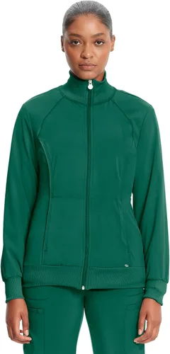 Miniatura 98 de Infinity by Cherokee 2391A - Chaquetas médicas con cremallera frontal para mujer, tela elástica en 4 direcciones