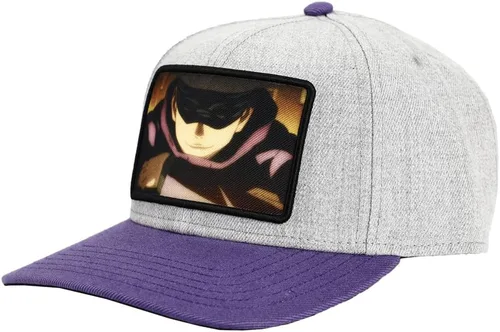 Miniatura 2 de Bioworld Satoru Gojo Sublimated Bordado Patch Snapback Sombrero Blanco