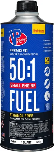 Miniatura 13 de VP Racing Fuels 6235 SEF 50:1 Combustible para motor pequeño de 2 ciclos premezclado, cuarto de galón (paquete de 3)