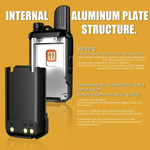 Miniatura 5 de 2 walkie talkies de largo alcance gratuitos de por vida, radios bidireccionales POC de alcance ilimitado 4G LTE, con tarjeta SIM de por vida, más