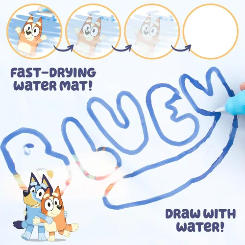 Miniatura 3 de Horizon Group USA - Tapete de dibujo de agua de Baby Shark, incluye alfombrilla reutilizable de 40 pulgadas, cepillo de agua recargable