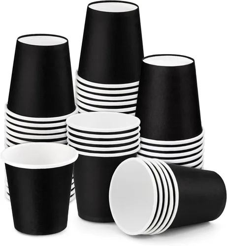 Miniatura 14 de Paquete de 100 vasos de baño de 3 onzas, vasos de papel desechables, vasos de papel para enjuague bucal, vasos de papel pequeños para baño, enjuague