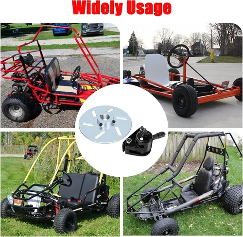 Miniatura 8 de GREHUA Kit de Frenos para Go Kart Compatible con Yerf-Dog Manco 9598 9597 ASW Bristers Airheart MB-1, Pinza de Freno de Disco Mecánica con Soporte