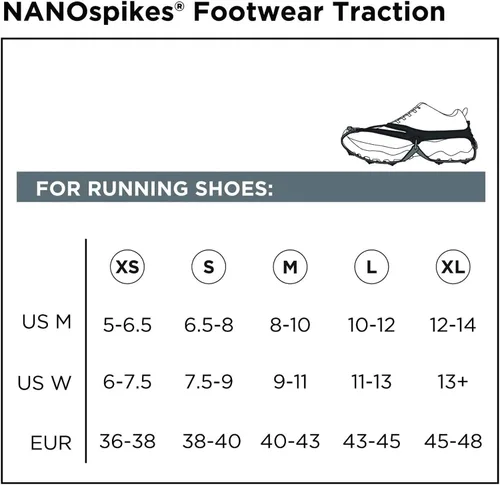 Miniatura 4 de Kahtoola 1st Gen NANOspikes Footwear Traction for ICY Winter Road Running & Walking
