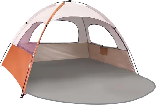 Miniatura 21 de NXONE Tienda de campaña de playa con protección UV UPF 50+, ligero y fácil de instalar, toldo de playa portátil para la familia, gran espacio