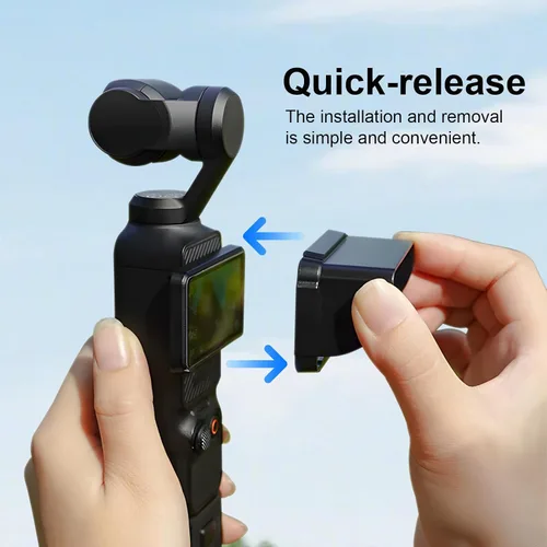 Miniatura 2 de Parasol de pantalla para DJI Osmo Pocket 3, protector de parasol antirreflejo, cubierta rígida de ABS para mayor visibilidad con luz brillante
