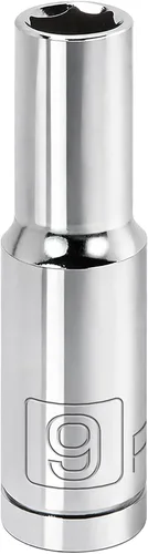 Miniatura 11 de 3/8In. Drive 6 Pt. Toma métrica profunda de 0.551 in