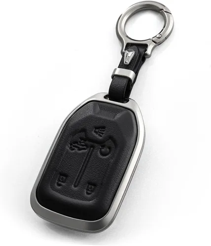 OFFCURVE Compatible con funda para llavero GMC, estuche para llavero para Chevy Suburban Tahoe Terrain Acadia Yukon Silverado GMC Sierra 1500 2500HD