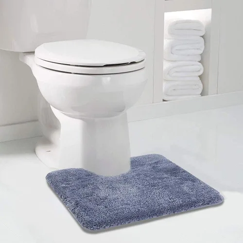 Miniatura 83 de Walensee Alfombra de baño antideslizante (16 x 24 pulgadas, color rubor) absorbente de agua, microfibra suave, lavable a máquina, alfombra de baño