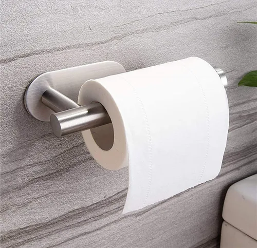 Miniatura 4 de 2 soportes para papel higiénico, de acero inoxidable SUS304 de alta calidad, a prueba de óxido, montado en la pared, soporte para papel higiénico
