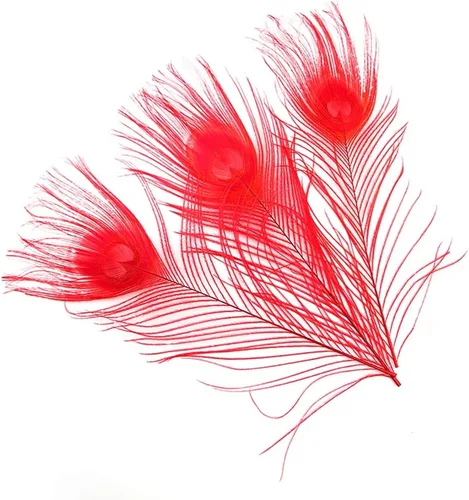 Miniatura 11 de Shekyeon Paquete de 10 centros de mesa de boda de plumas de pavo real blanqueadas de 10 a 12 pulgadas (blanco hueso)