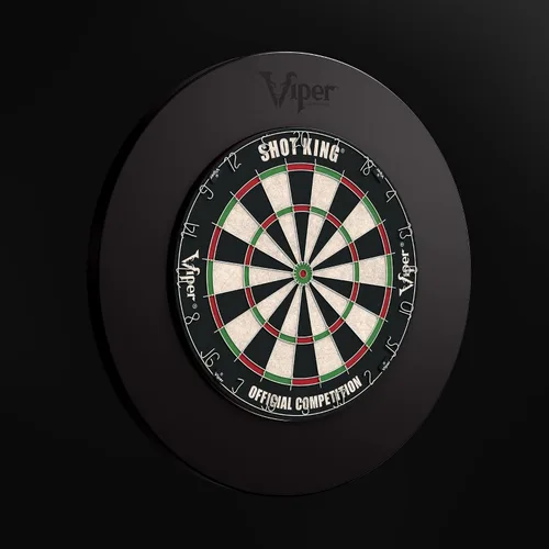 Miniatura 8 de Viper by GLD Products Guardian Dartboard Surround Sisal/Bristle Steel-Tip Dartboard Wall Protector, Black, for 17.75” Steel tip Dart Board