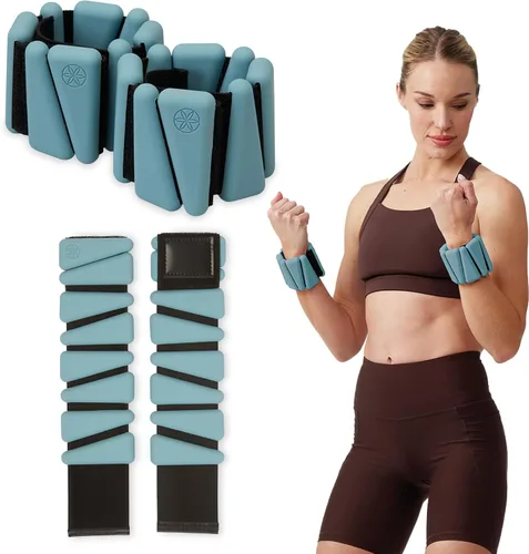 Miniatura 10 de Gaiam Wrist and Ankle Weights, Wearable Bracelet to Strengthen, Tone & Sculpt, Adjustable Ankle Weights for Women & Men for Yoga, Dance, Pilates