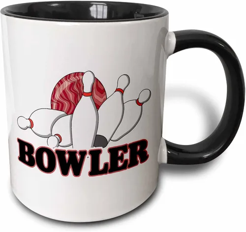 Miniatura 8 de 3dRose 116293_4 - Taza, 11 onzas, color blanco y negro