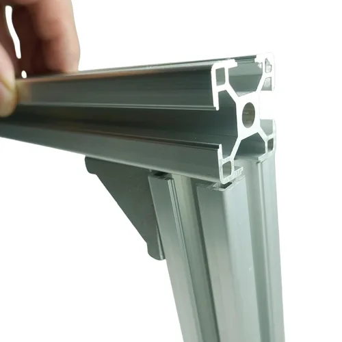 Miniatura 5 de SANTIE Perfiles de aluminio de ranura en T de 1.181 in x 1.181 in con ranura en T de 0.315 in corte a longitud 1.969 in, perfil de extrusión