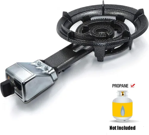 Miniatura 9 de Estufa portátil de gas propano para exteriores de 10KW/34000 BTU con manguera Jumbo Super Supergas Camp Camping Tailgating Gas Fire