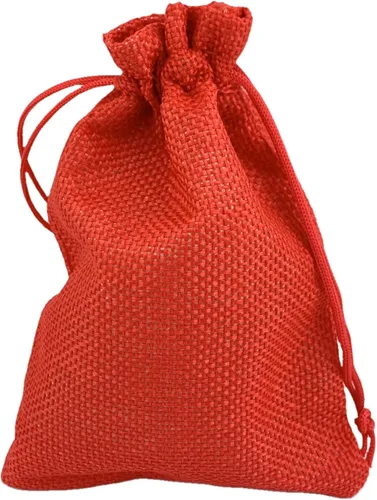 Miniatura 64 de Palmhomee Paquete de 20 bolsas de regalo de arpillera con cordón, bolsas de joyería de lino, bolsas de yute de boda para joyas y bolsas