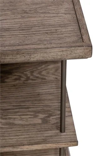 Miniatura 8 de Liberty Furniture City Scape - Juego de sala de estar de 3 piezas con mesa de cóctel, 2 mesas auxiliares en beige bruñido