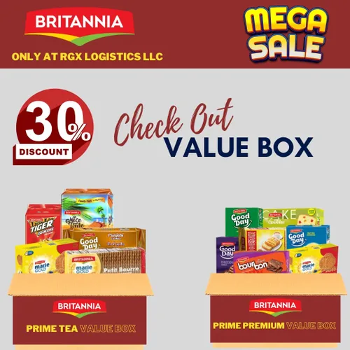 Miniatura 2 de BRITANNIA Nutro Wafers Vanilla 2.65oz (75g) – Snacks saludables para desayuno y té – Obleas de crema con sabor a vainilla (paquete de 6)