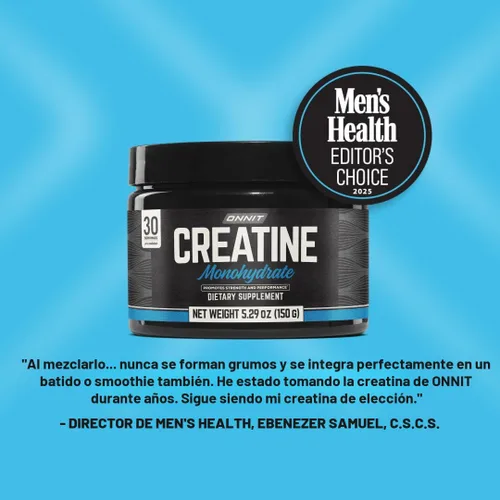 Miniatura 7 de ONNIT Polvo de monohidrato de creatina, IGEN(TM) probado sin OMG, 0.18 oz de creatina premium para fuerza muscular, potencia y masa magra, apoya