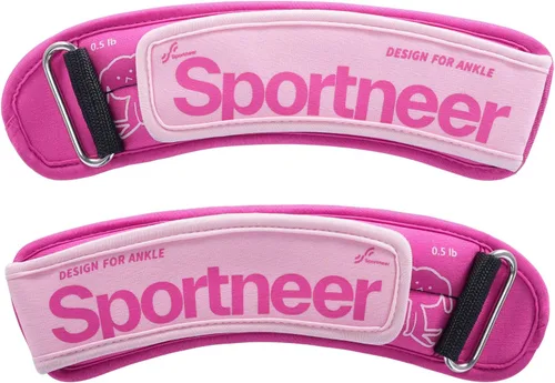 Miniatura 19 de Sportneer Pesas de tobillo de 0.5/1/2/3/5 libras, 1 par de pesas de muñeca y pierna para mujeres, hombres, niños y niños con correas ajustables