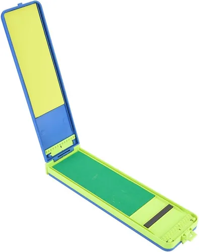 Caja sublina de pesca plegable de doble cara, portátil, 2 capas, líneas sublinas, gancho de pesca, caja de almacenamiento, contenedor organizador de