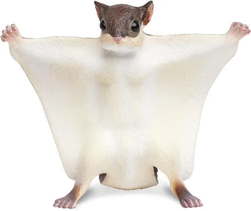Miniatura 2 de Safari Ltd. Figura de ardilla voladora – Figura detallada de modelo de plástico de 6.5 pulgadas – Divertido juguete educativo para niños, niñas