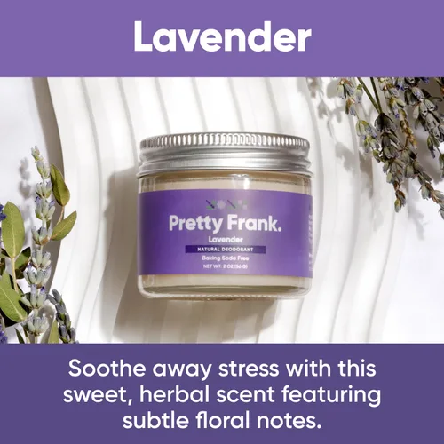 Miniatura 7 de Pretty Frank Lavender - Pasta desodorante sin aluminio (anteriormente Primal Pit Paste) sin bicarbonato de sodio, piel sensible, control de olores